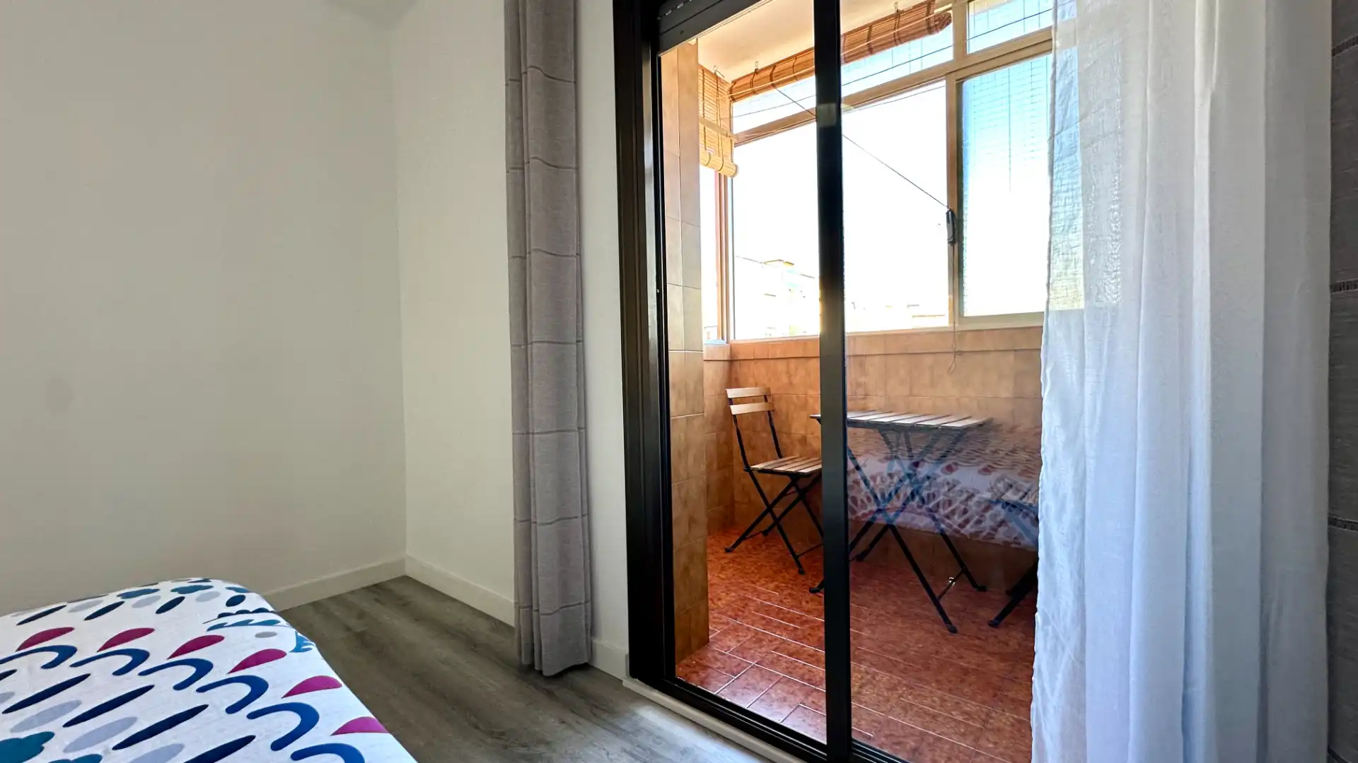Balcony of Attic for sale in Badalona  with Air Conditioner, Heating and Parquet flooring