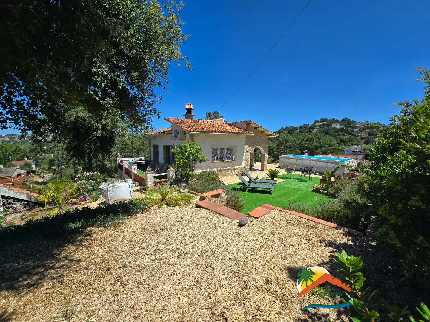 Jardín de Casa o chalet en venta en Lloret de Mar con Aire acondicionado, Calefacción y Jardín privado