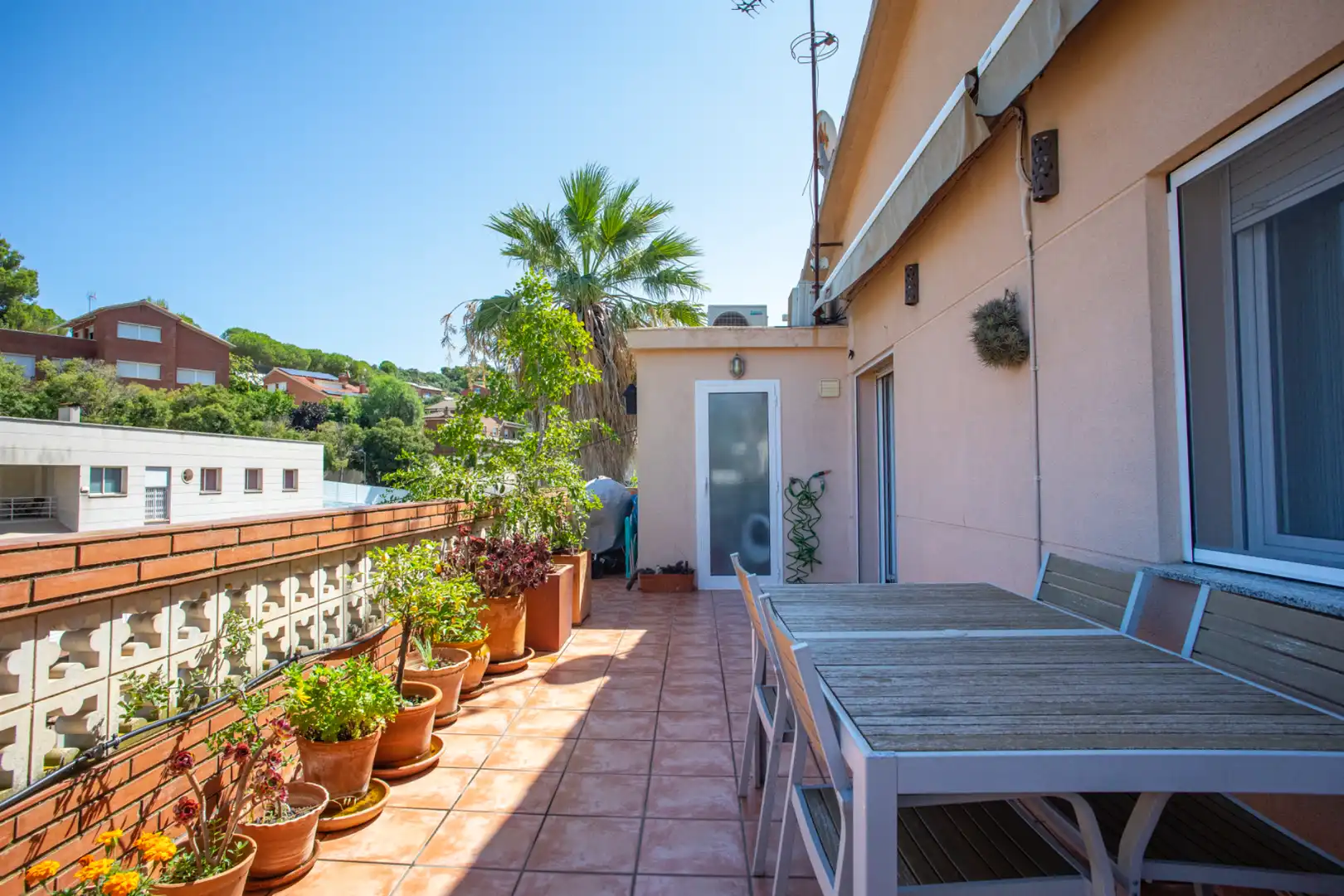 Terraza de Casa o chalet en venta en Sant Just Desvern con Aire acondicionado, Calefacción y Jardín privado
