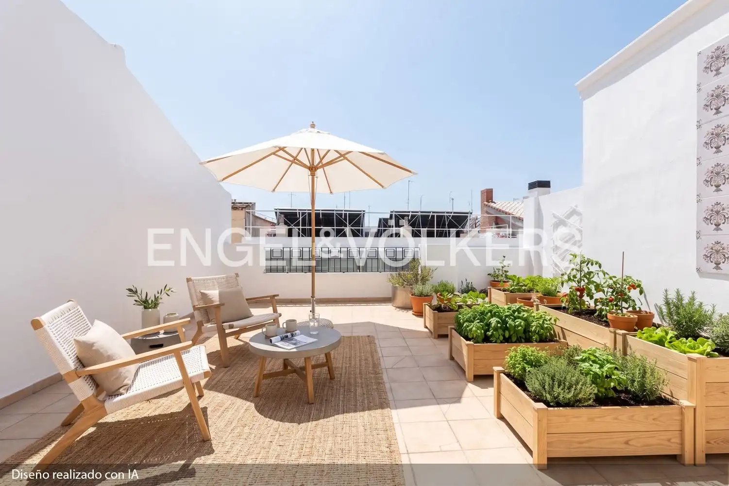 Terraza de Dúplex en venta en Valencia con Aire acondicionado, Calefacción y Parquet