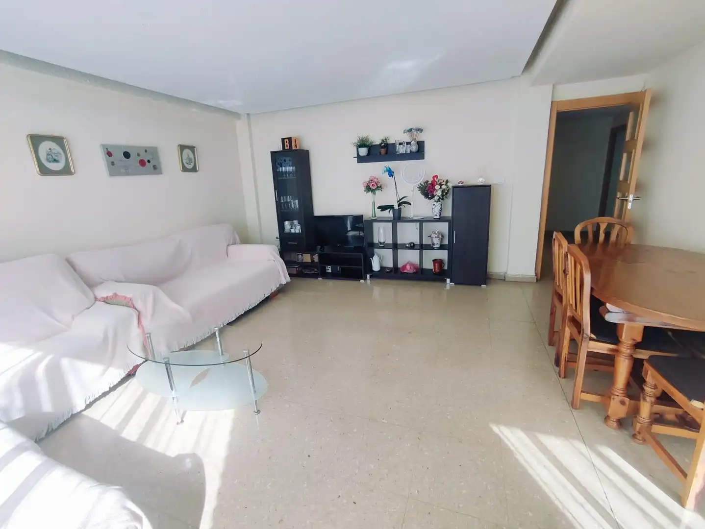 Wohnzimmer von Wohnung zum Verkauf in Castellón de la Plana / Castelló de la Plana mit Heizung, Möbliert und Balkon