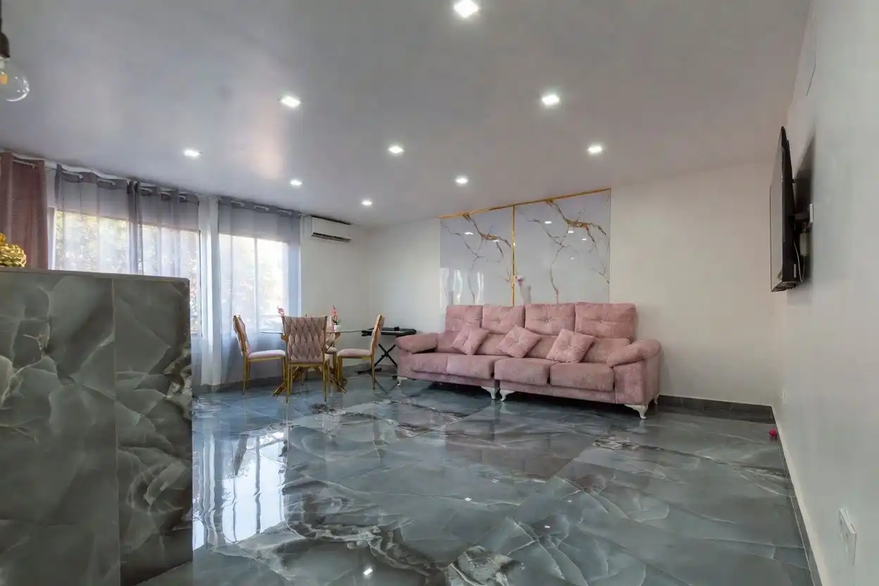 Living room of Flat for sale in Madrid