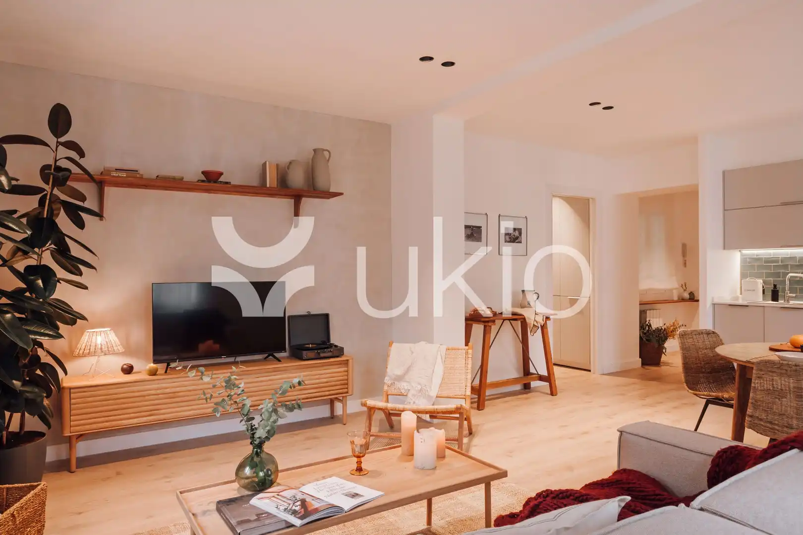 Living room of Apartments for rent in Barcelona  with Air Conditioner, Furnished and Oven