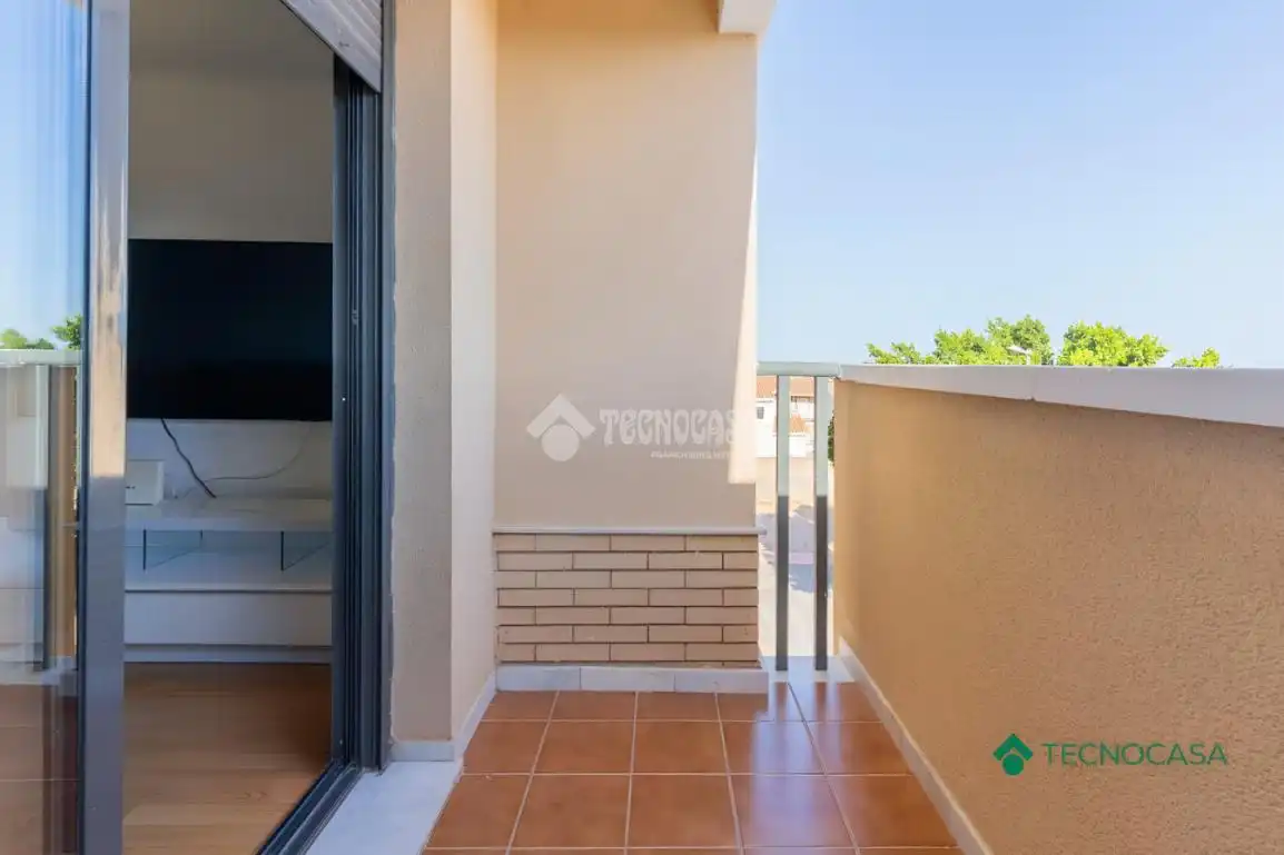 Terrasse von Wohnung zum Verkauf in Vícar mit Klimaanlage, Parkett und Terrasse
