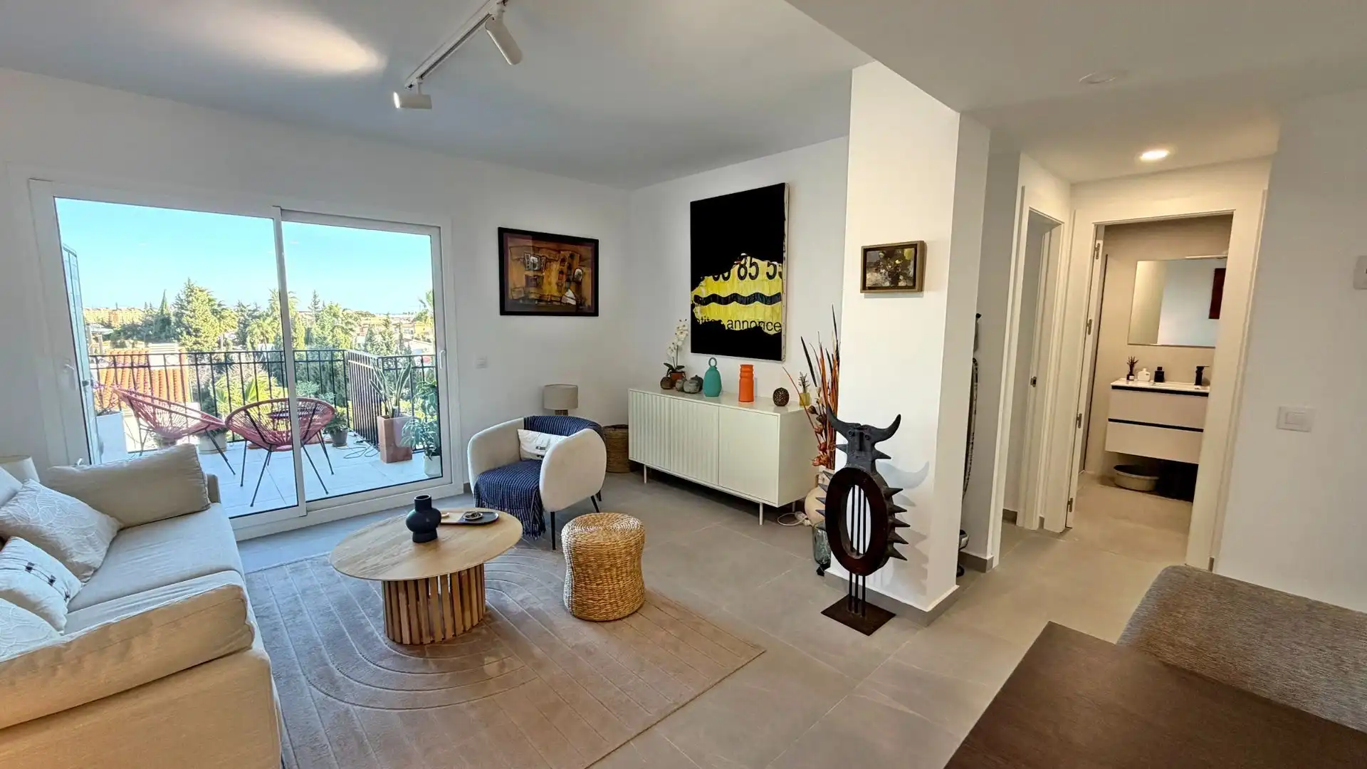 Living room of Attic for sale in El Montgó