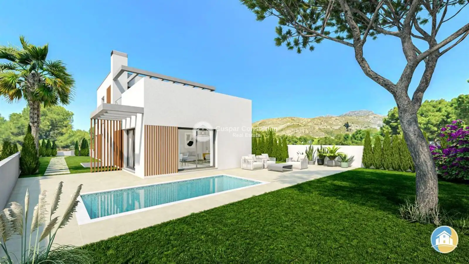 Villa avec piscine à vendre à Golf Bahía