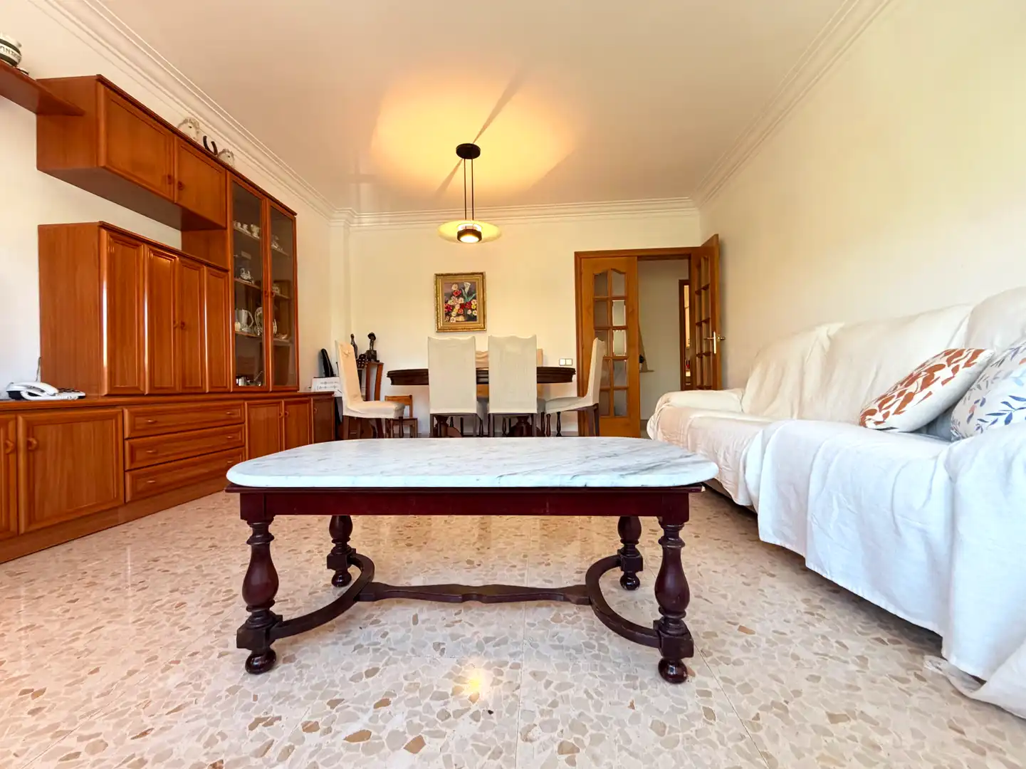 Sala de estar de Casa o chalet en venta en Calafell con Aire acondicionado, Terraza y Amueblado