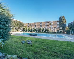 Swimming pool of Flat for sale in Cabrils  with Heating, Private garden and Parquet flooring