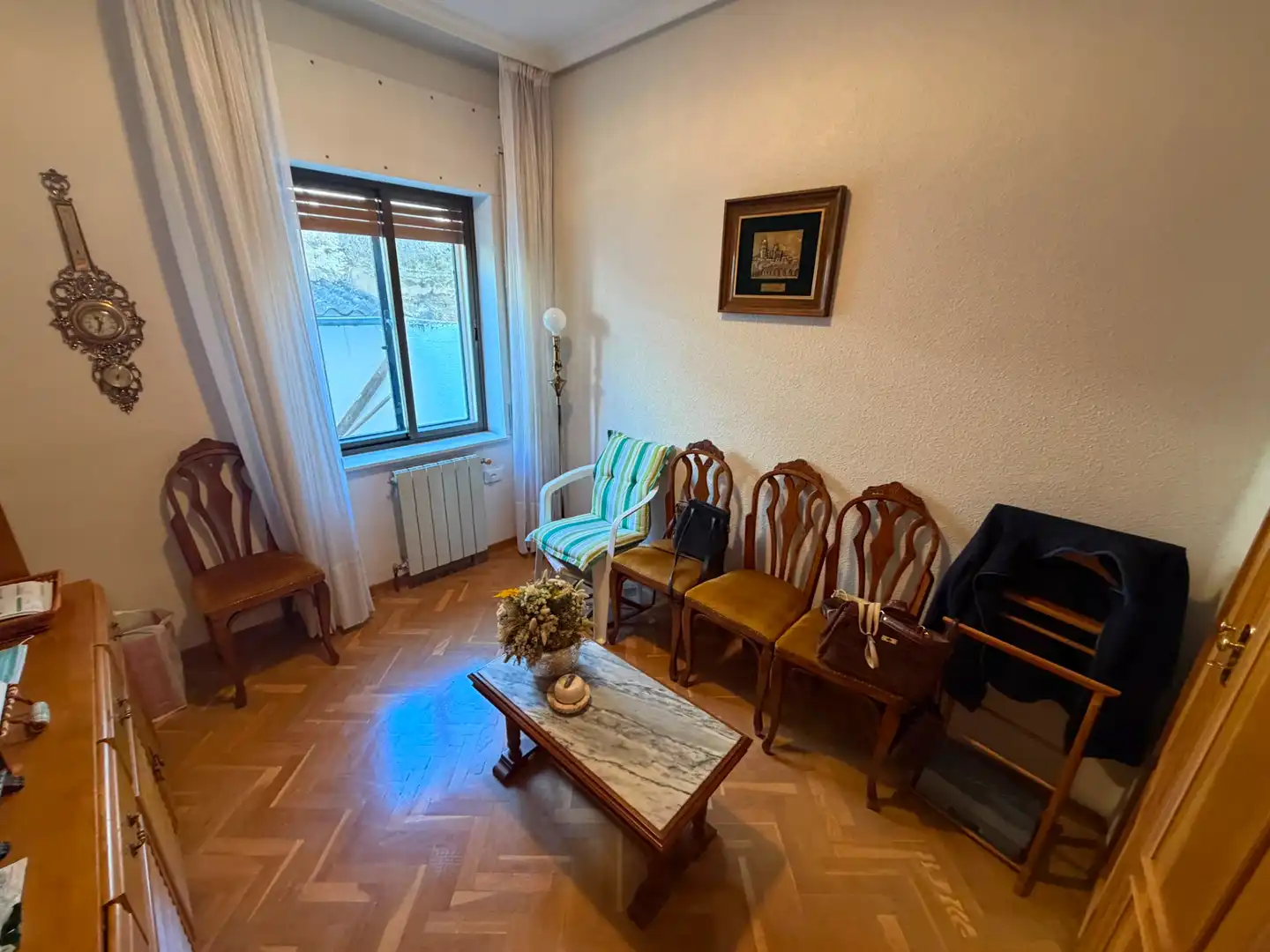 Living room of Flat for sale in Ávila  with Heating, Parquet flooring and Terrace