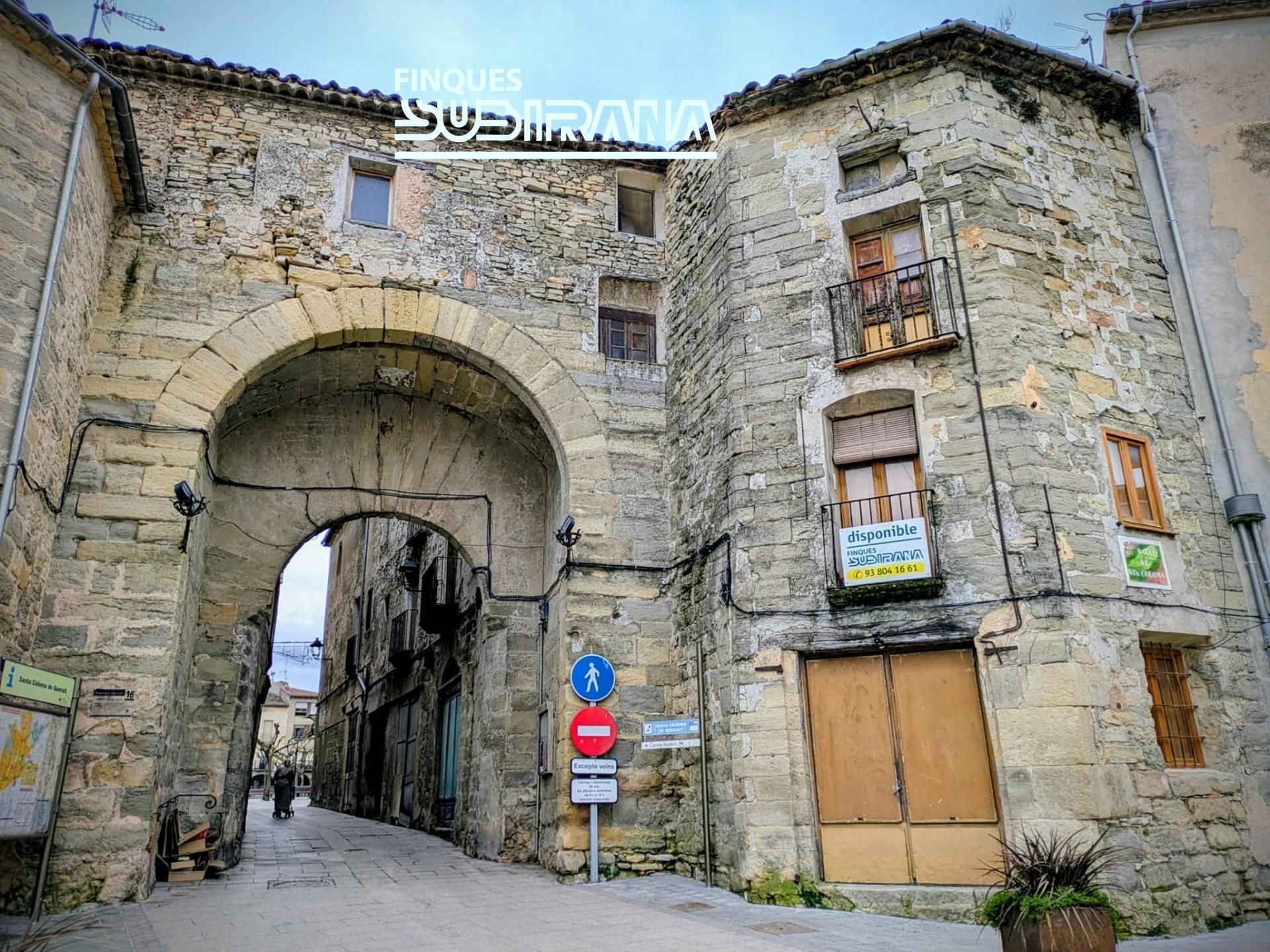 Vista exterior de Casa o chalet en venta en Santa Coloma de Queralt con Balcón