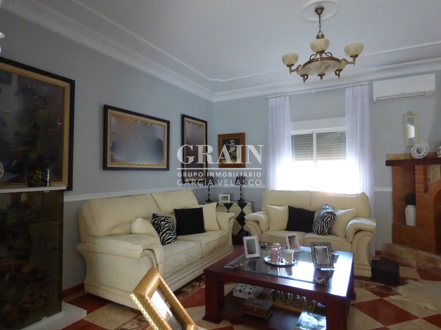 Living room of Houses for sale in Albacete  with Air Conditioner, Heating and Private garden