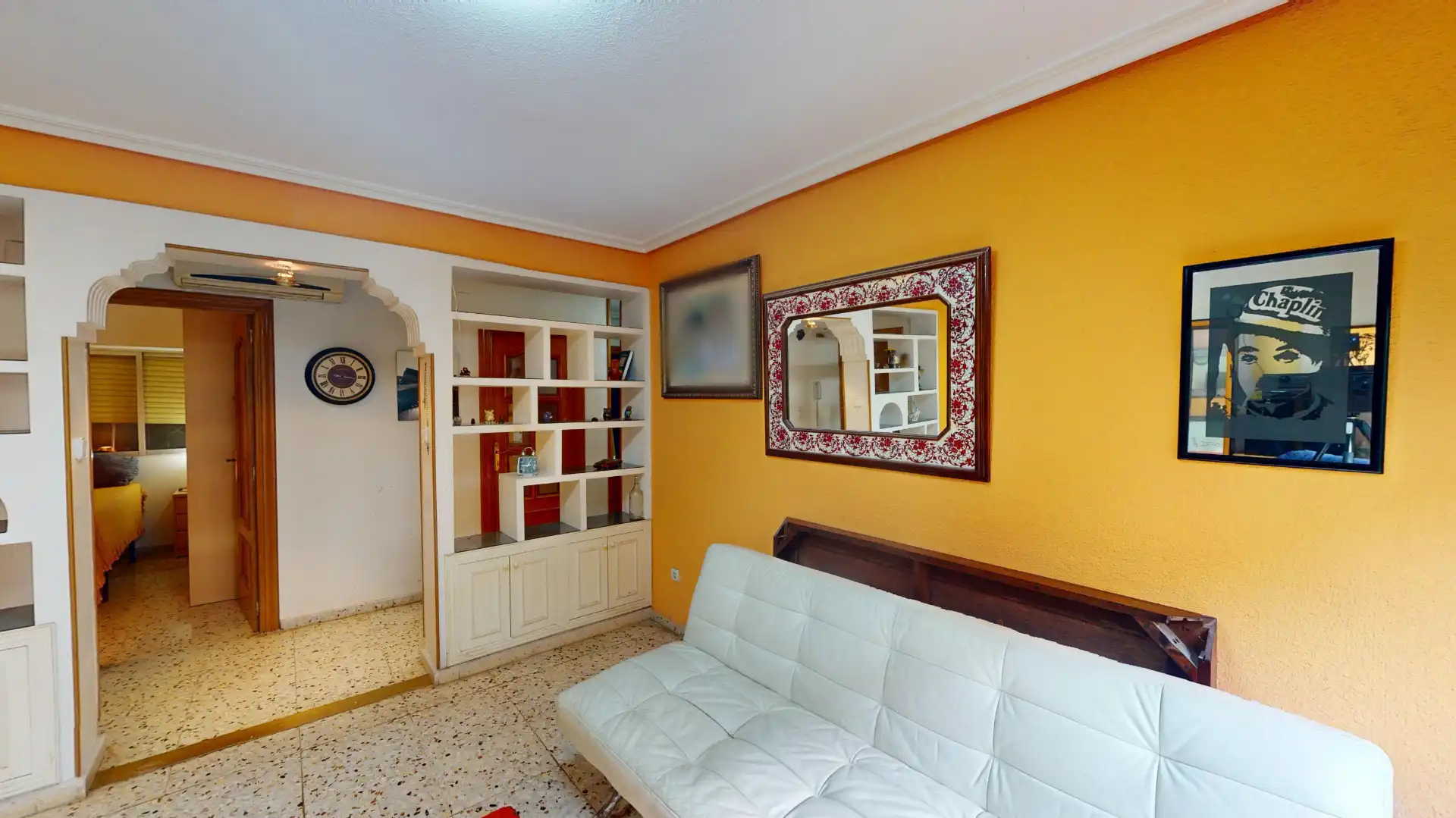 Sala de estar de Piso en venta en Alicante / Alacant con Amueblado