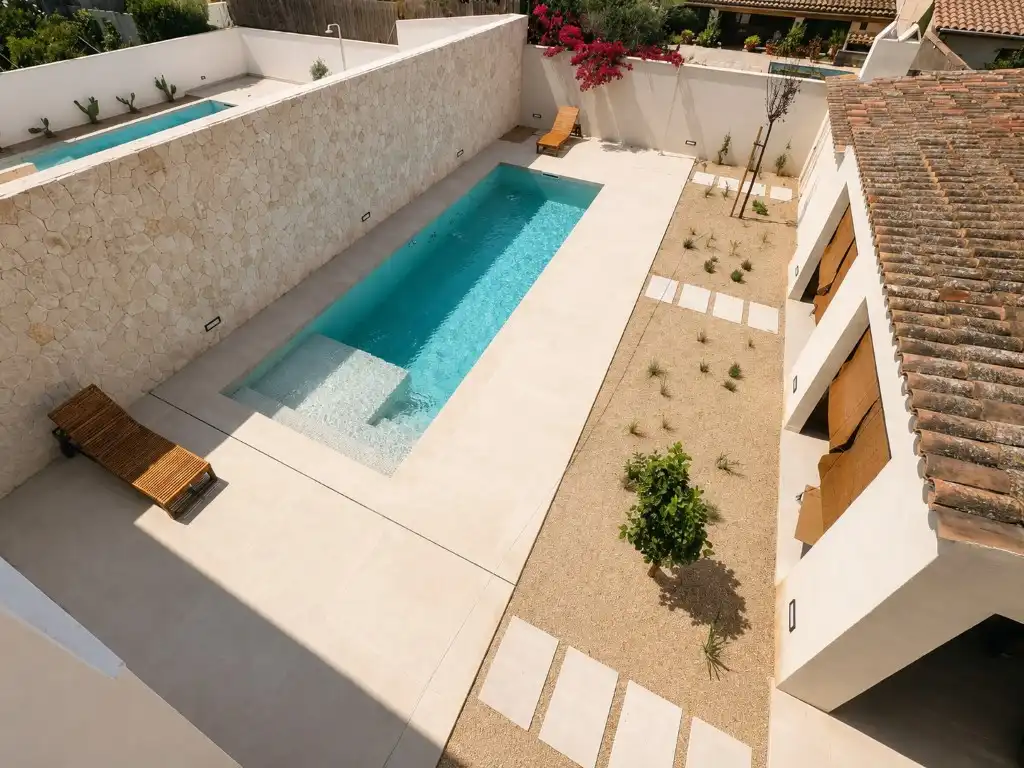Piscina de Casa adosada en venta en Ses Salines con Aire acondicionado, Jardín privado y Terraza