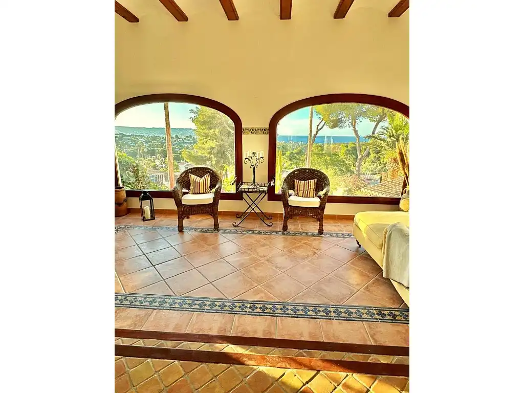 Living room of Houses for sale in Jávea / Xàbia  with Air Conditioner, Heating and Private garden