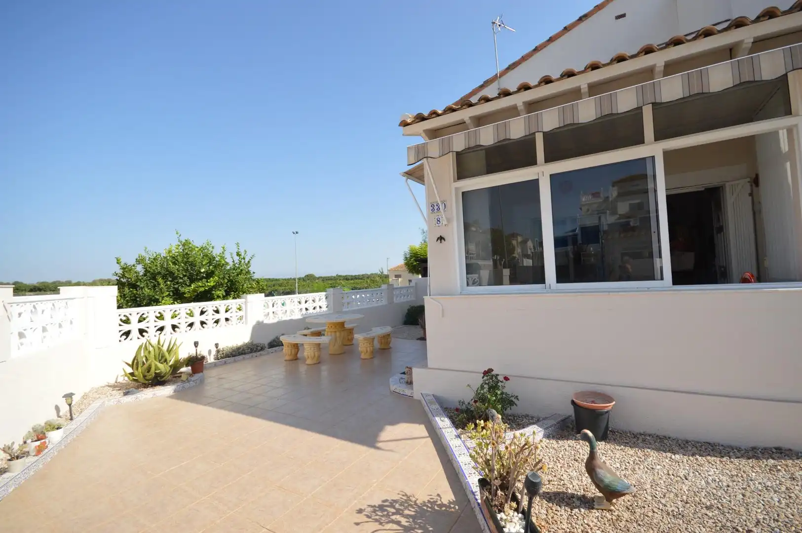Terraza de Dúplex en venta en Algorfa con Aire acondicionado, Calefacción y Jardín privado