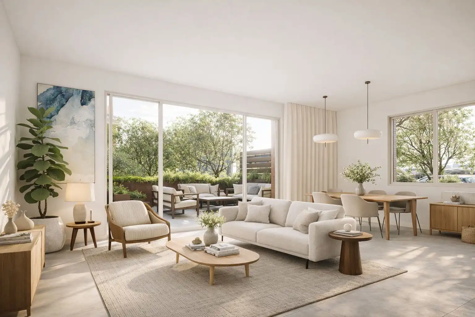 Sala de estar de Dúplex en venta en Granollers con Aire acondicionado, Calefacción y Parquet