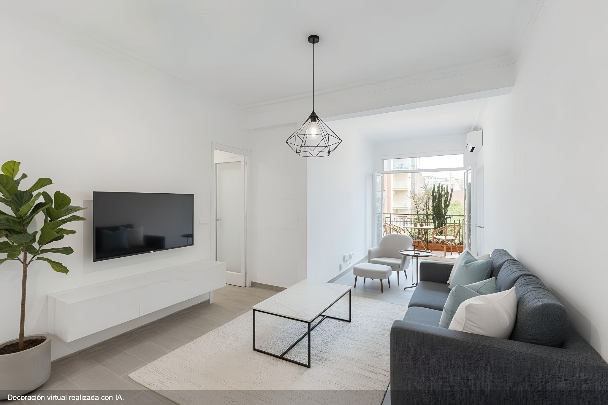 Living room of Apartment for sale in  Barcelona Capital  with Air Conditioner, Heating and Terrace