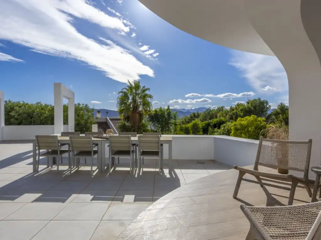 Terrace of Houses for sale in Jávea / Xàbia  with Air Conditioner, Terrace and Swimming Pool