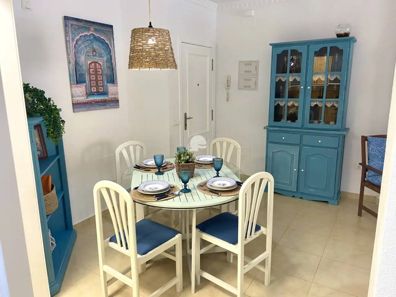 Esszimmer von Wohnung zur Miete in Vélez-Málaga mit Klimaanlage, Terrasse und Möbliert