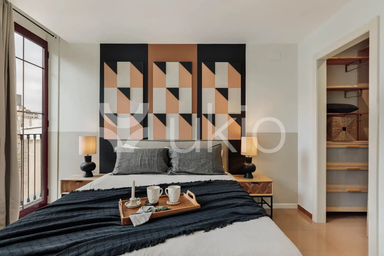 Bedroom of Apartments for rent in Barcelona  with Air Conditioner, Heating and Furnished