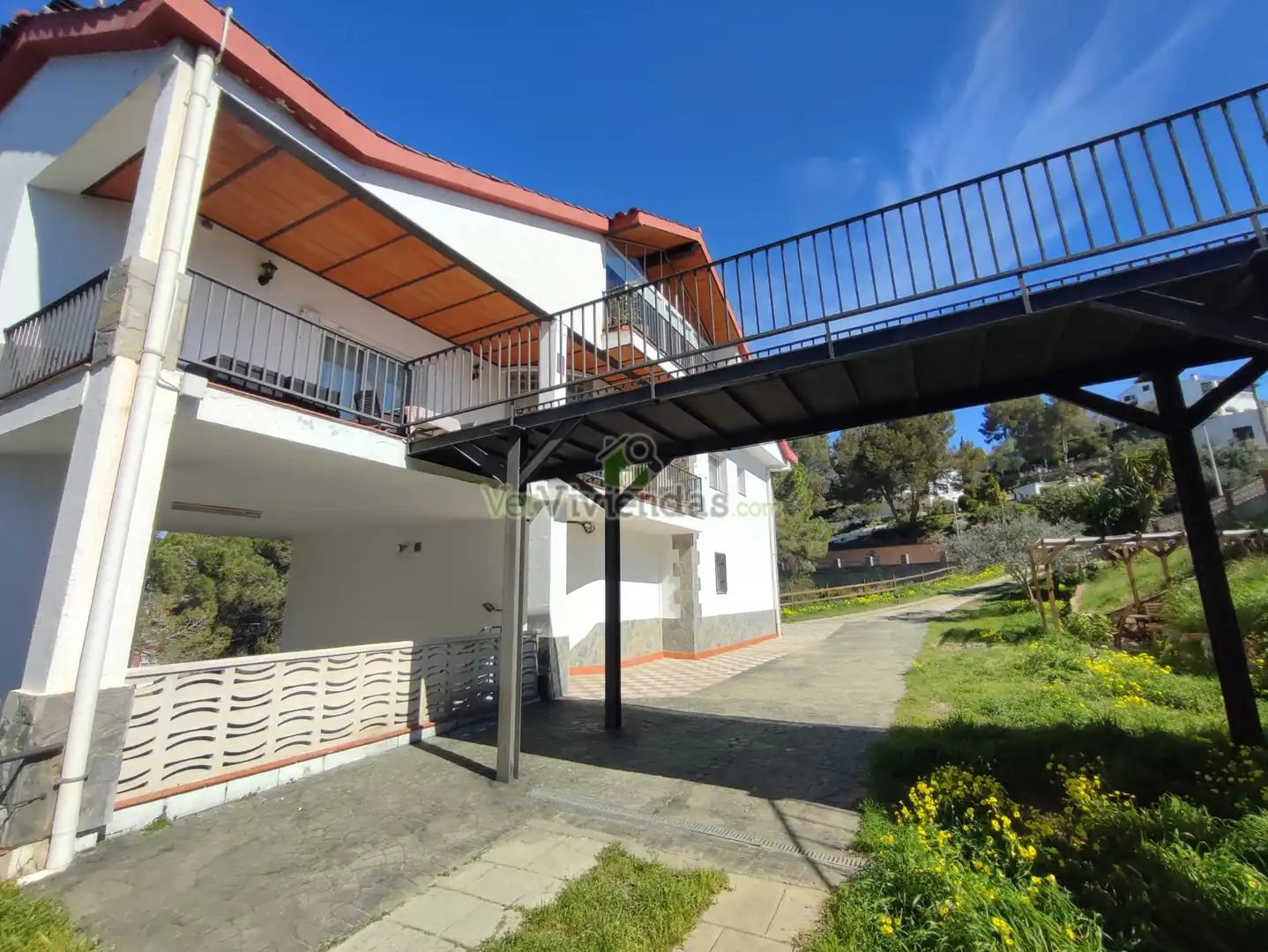 Vista exterior de Casa o xalet en venda en Abrera amb Aire condicionat, Calefacció i Jardí privat