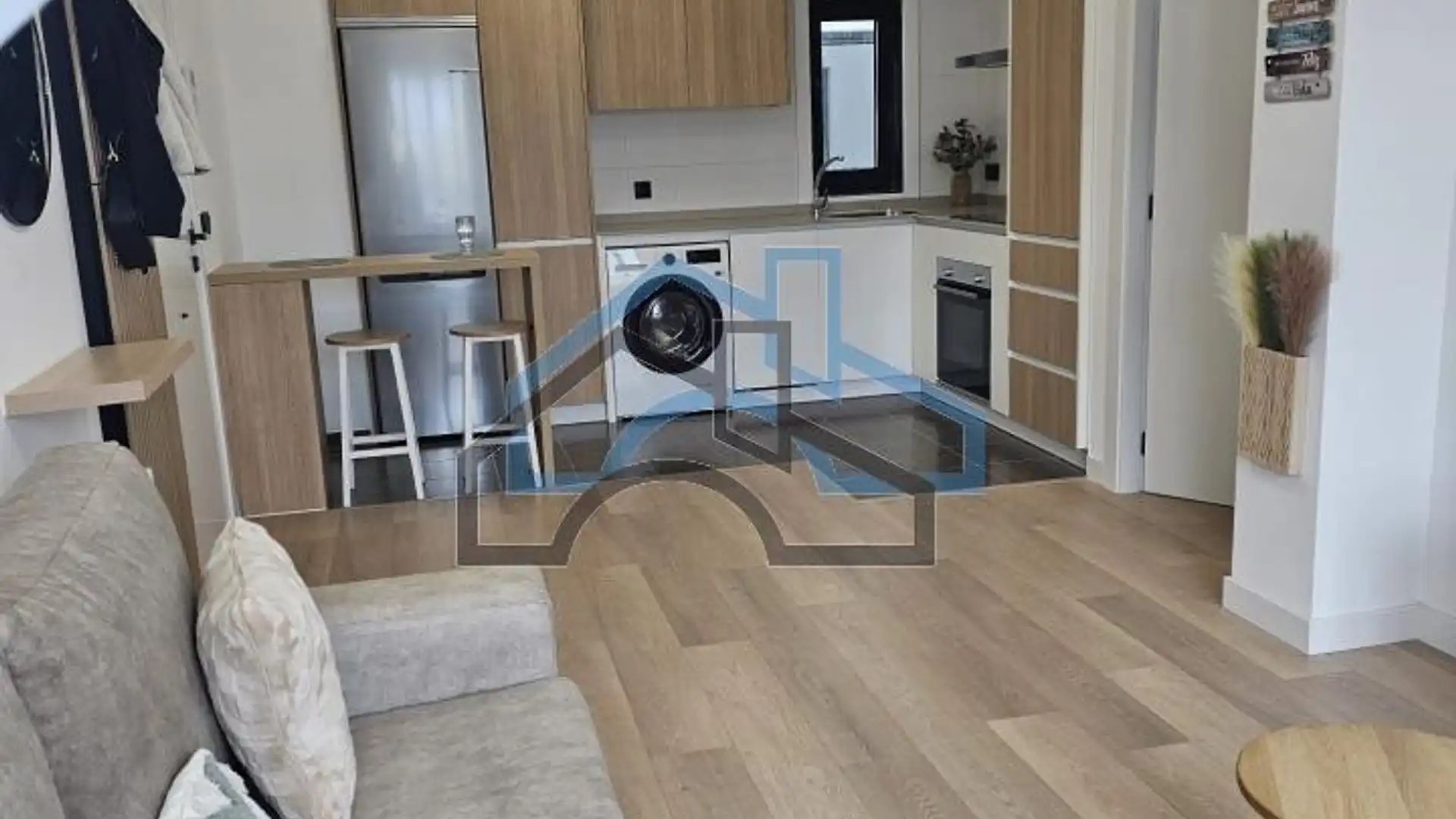 Cocina de Apartamento de alquiler en Carral con Calefacción, Trastero y Amueblado