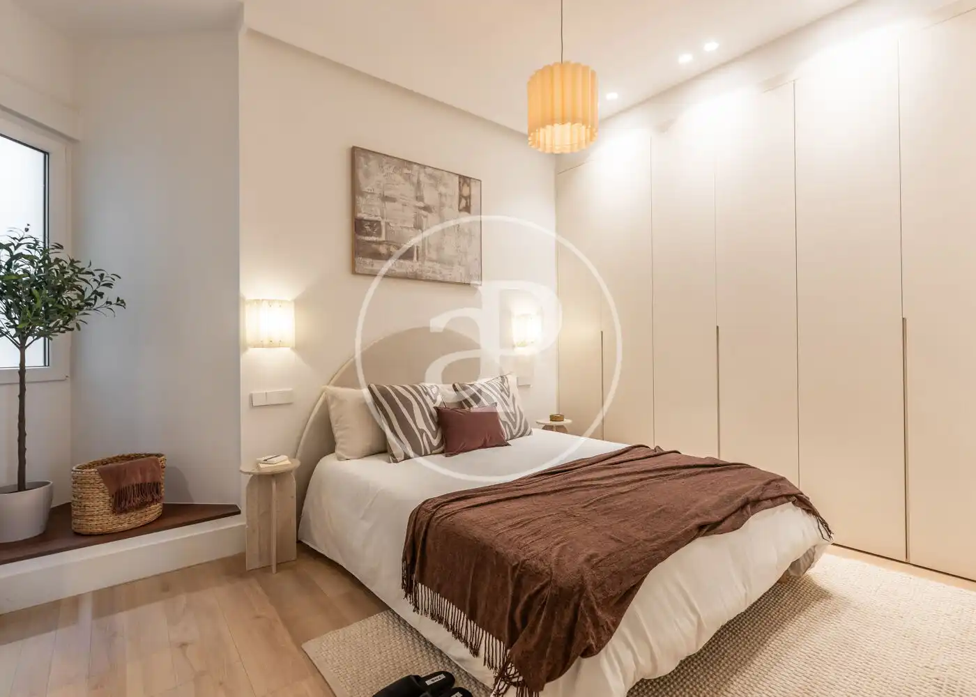 Bedroom of Flat for sale in Madrid  with Heating and Furnished