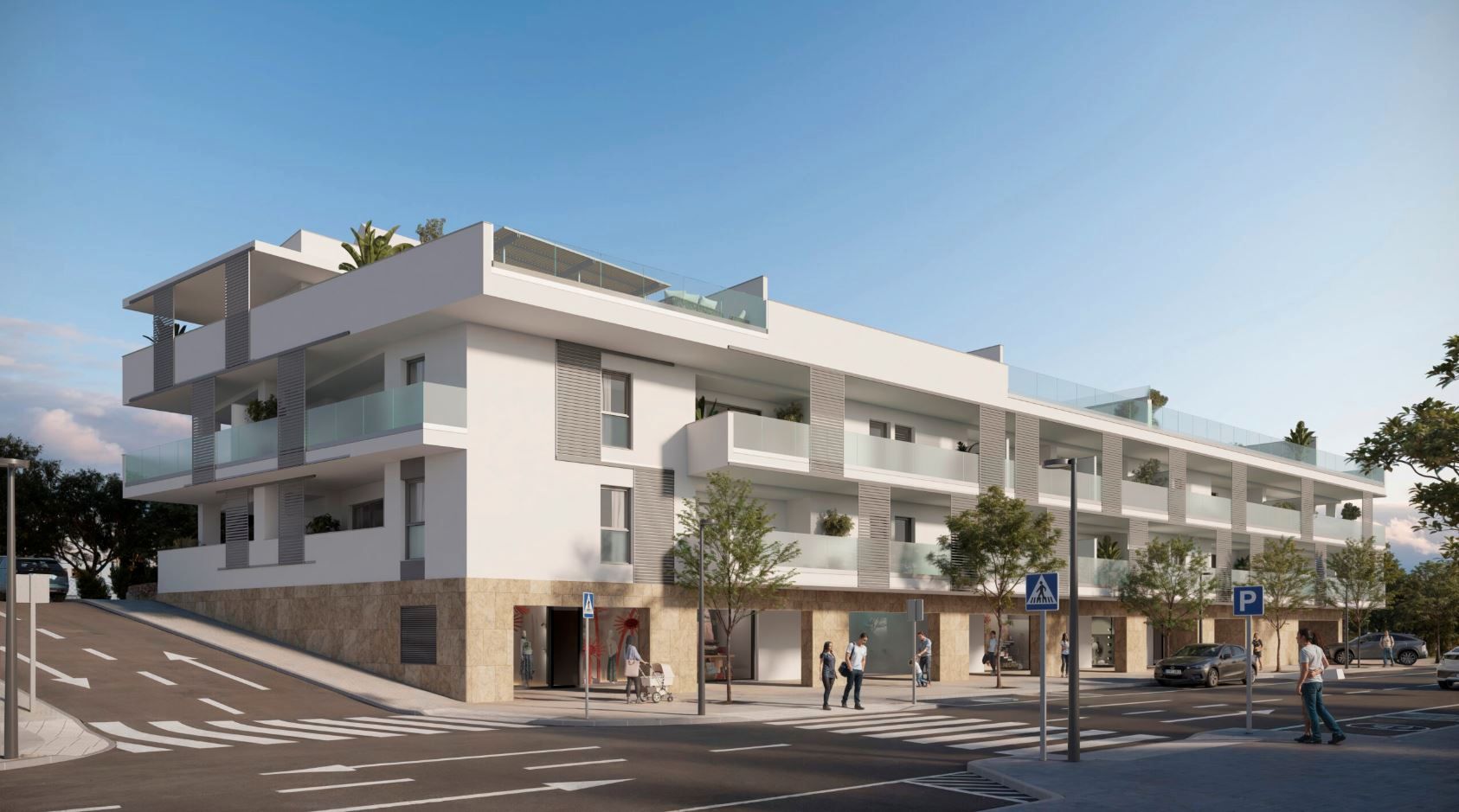 Exterior view of Apartment for sale in Marbella  with Air Conditioner, Heating and Private garden