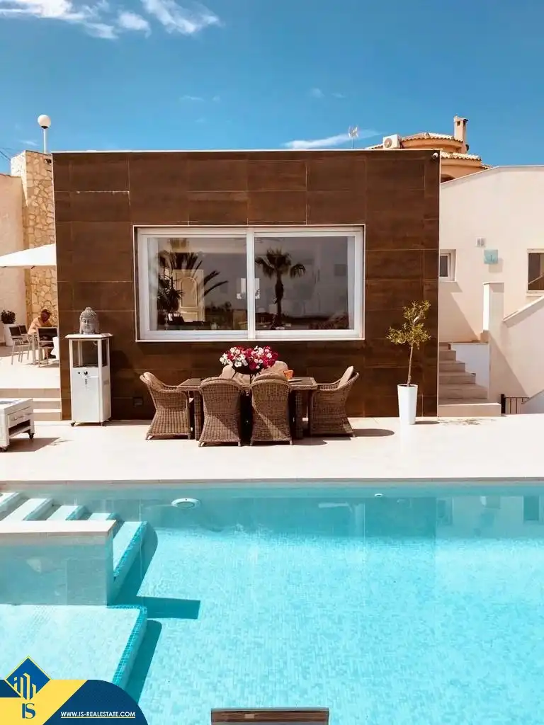 Terrassa de Casa o xalet en venda en Rojales amb Jardí privat, Terrassa i Piscina