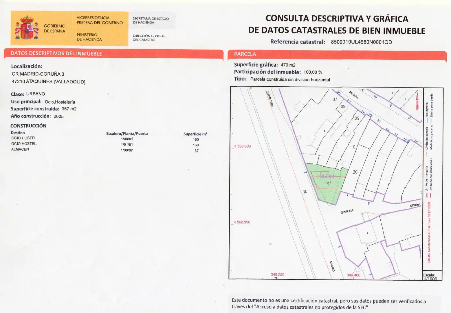Edifici en venda en Ataquines