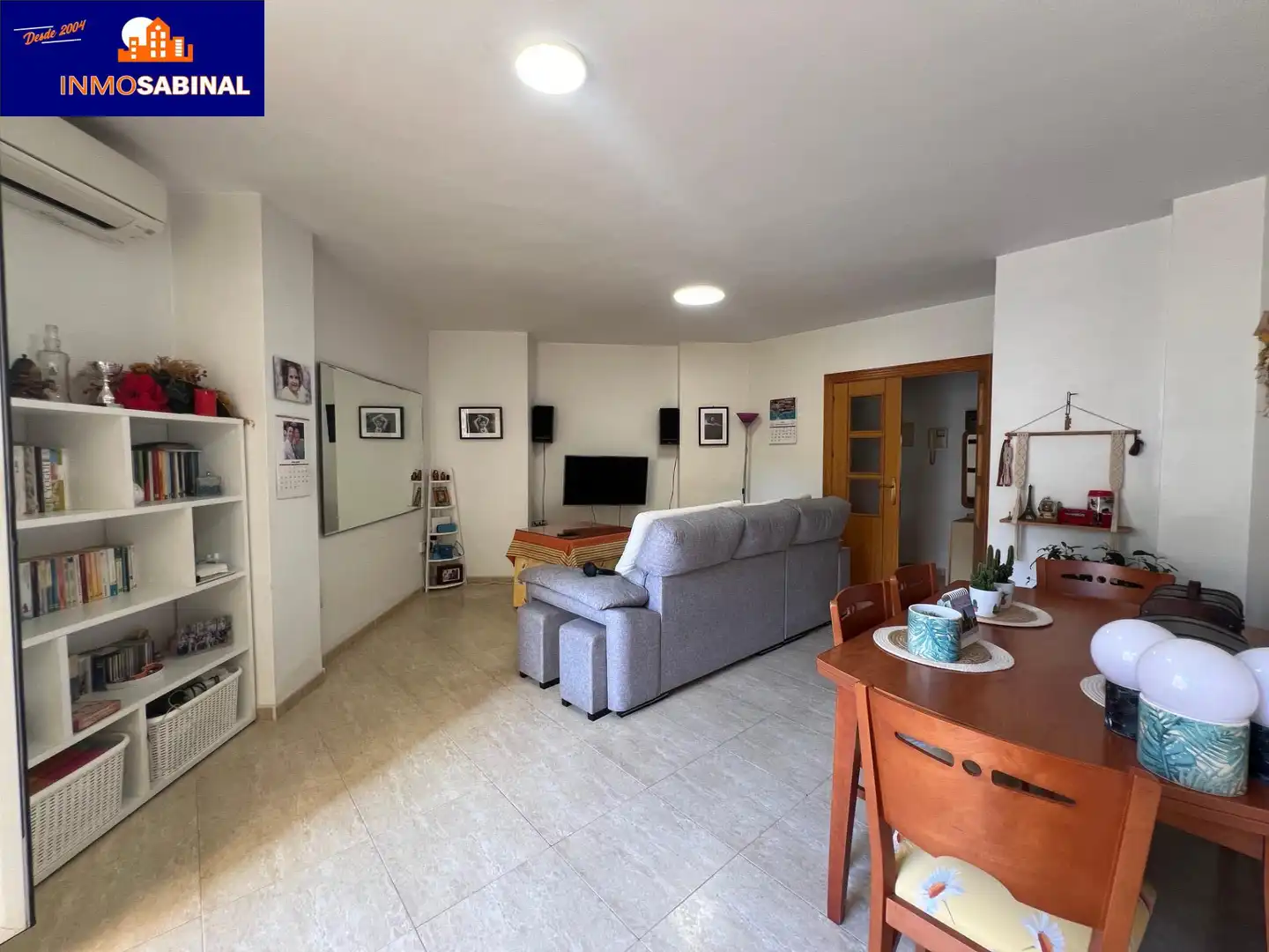 Sala de estar de Piso en venta en Roquetas de Mar con Aire acondicionado y Terraza