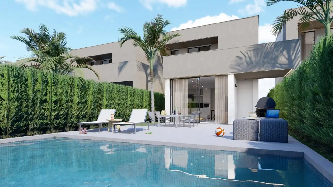 Jardí de Casa o xalet en venda en Cartagena amb Aire condicionat, Jardí privat i Terrassa