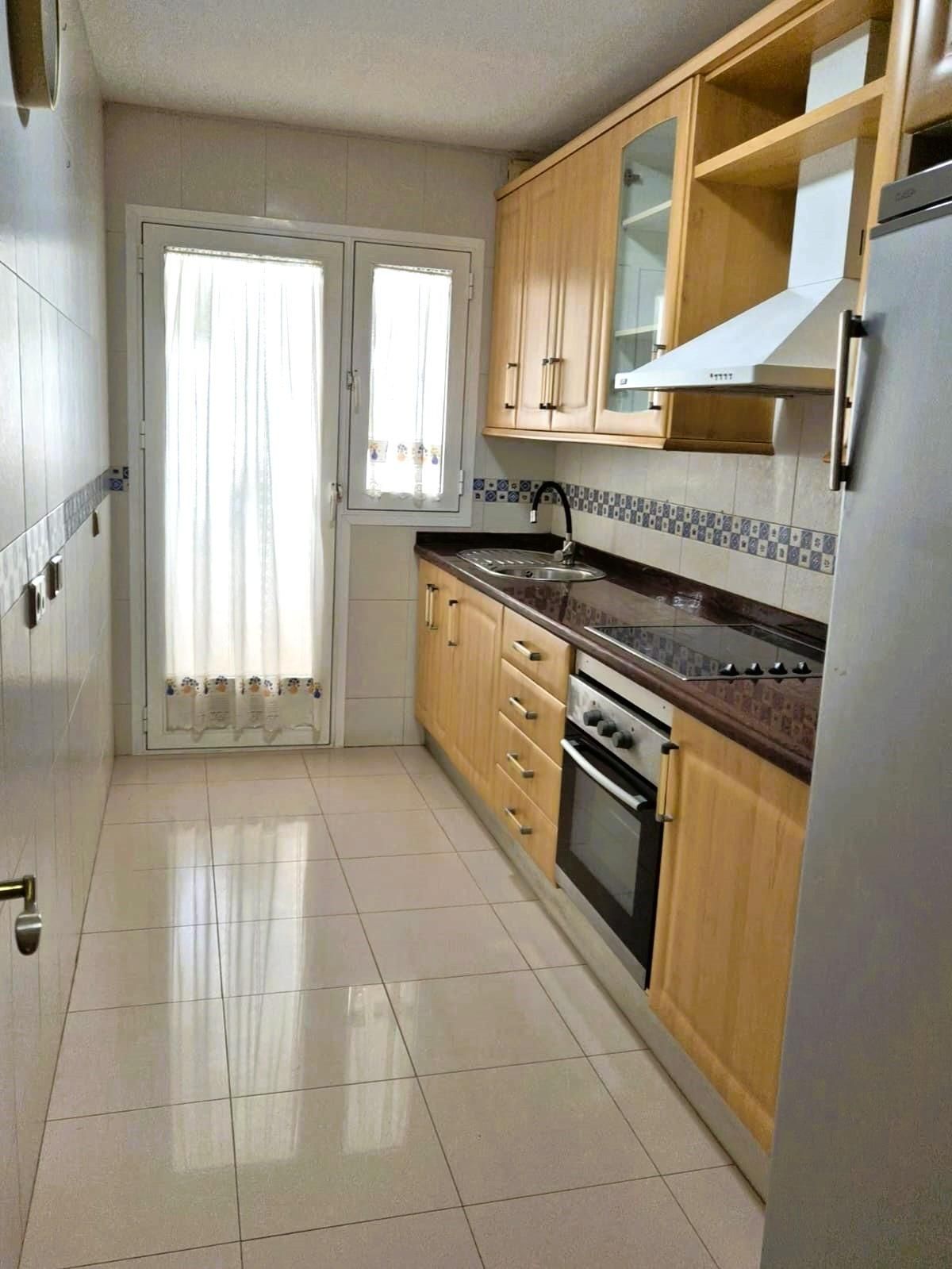 Kitchen of Flat for sale in Roquetas de Mar  with Air Conditioner, Heating and Terrace