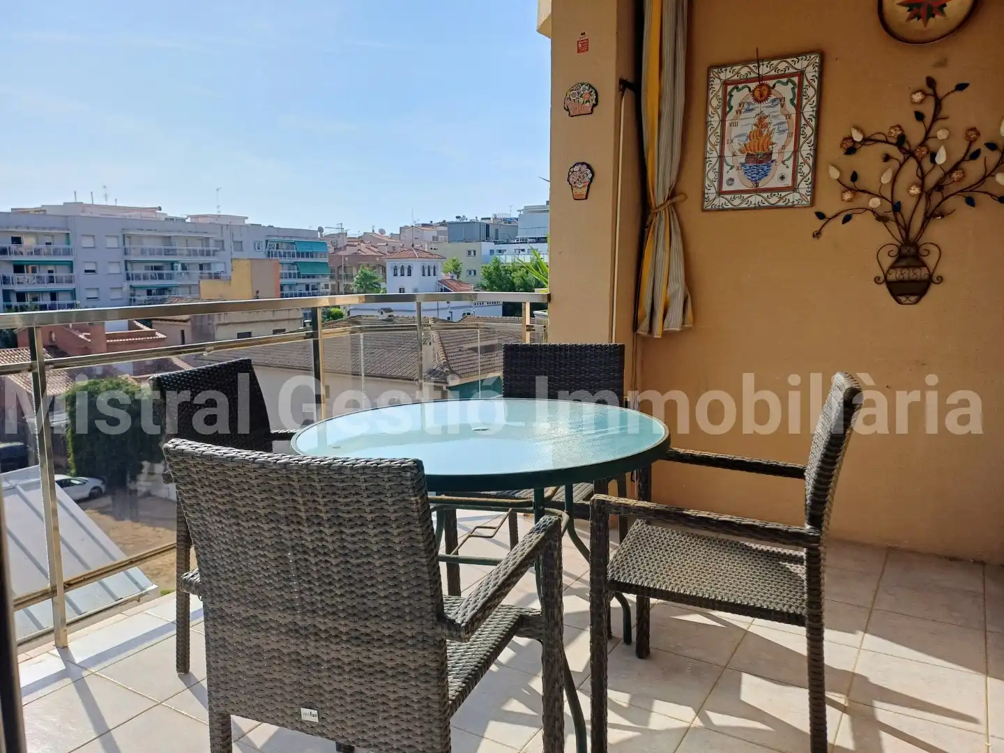 Terrasse von Dachboden zum Verkauf in Calafell mit Klimaanlage, Terrasse und Abstellraum