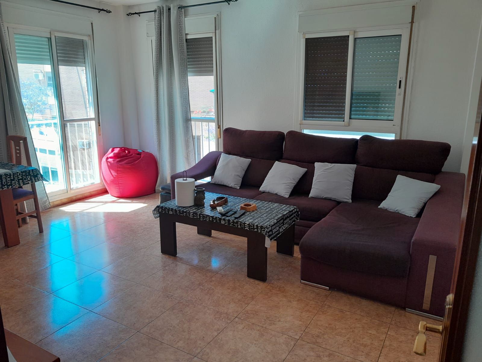 Living room of Flat for sale in  Almería Capital  with Storage room