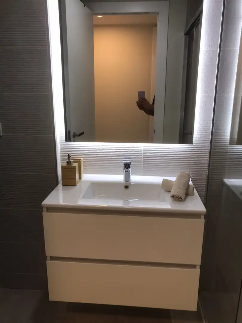 Bathroom of Apartments for rent in Estepona  with Air Conditioner, Terrace and Swimming Pool