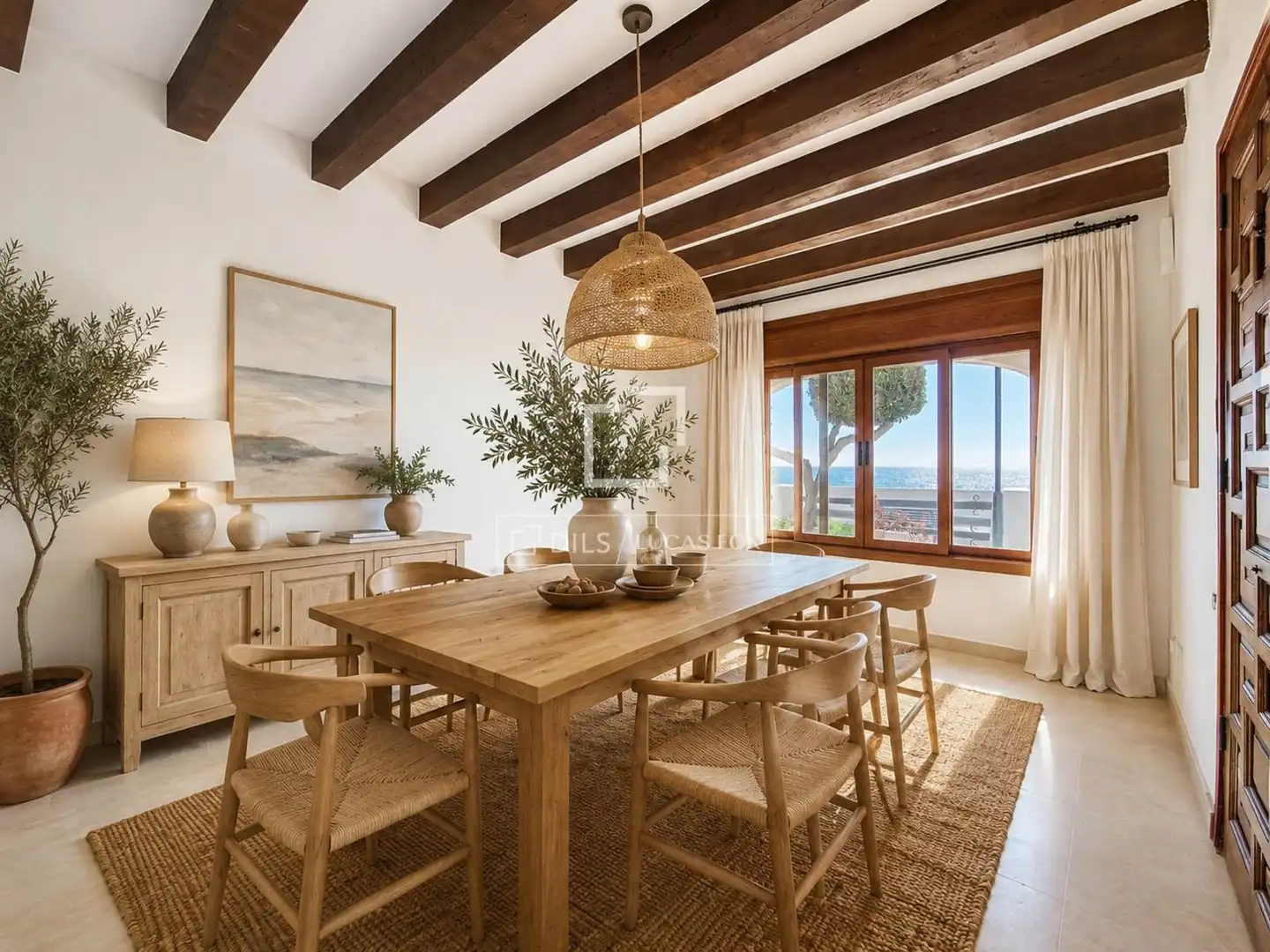 Dining room of Flat for sale in Vilanova i la Geltrú  with Air Conditioner and Heating
