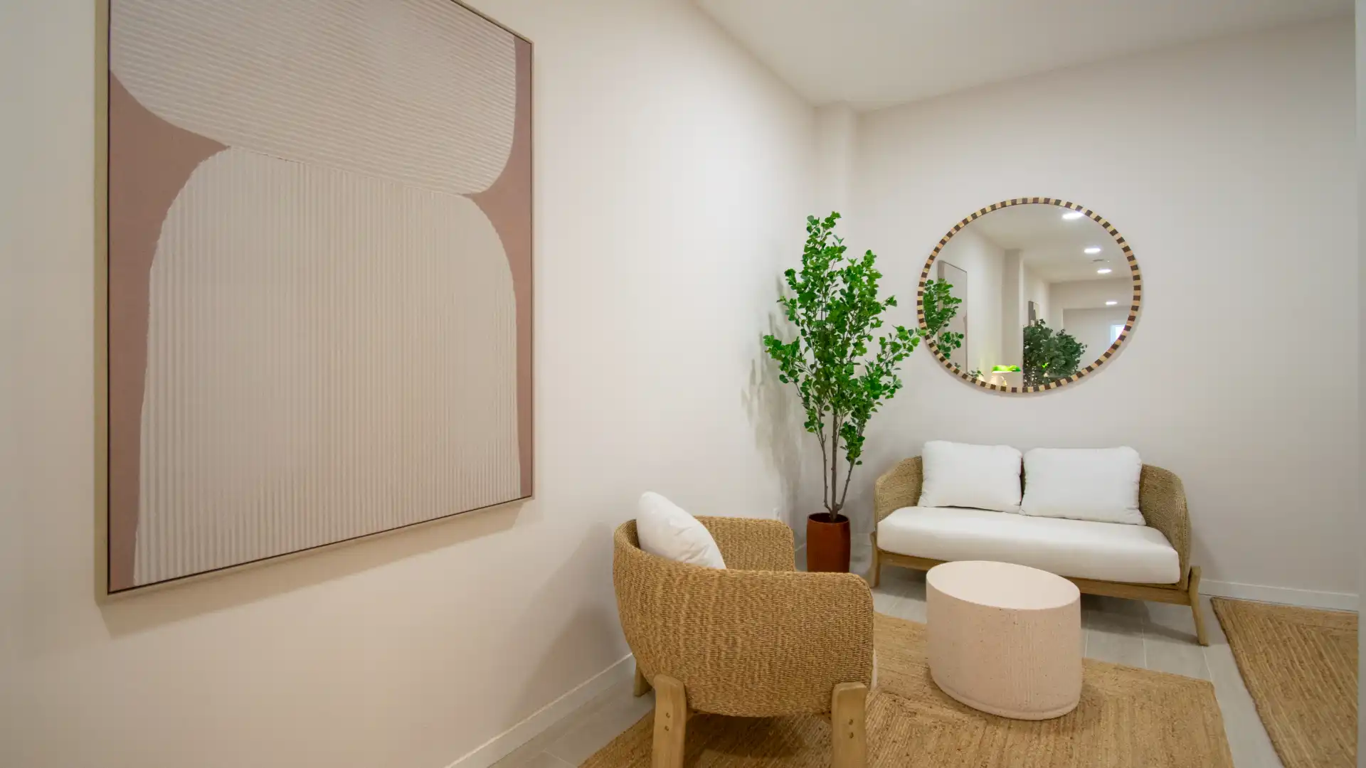 Wohnzimmer von Wohnung zur untervermieten in Madrid mit Klimaanlage, Heizung und Möbliert