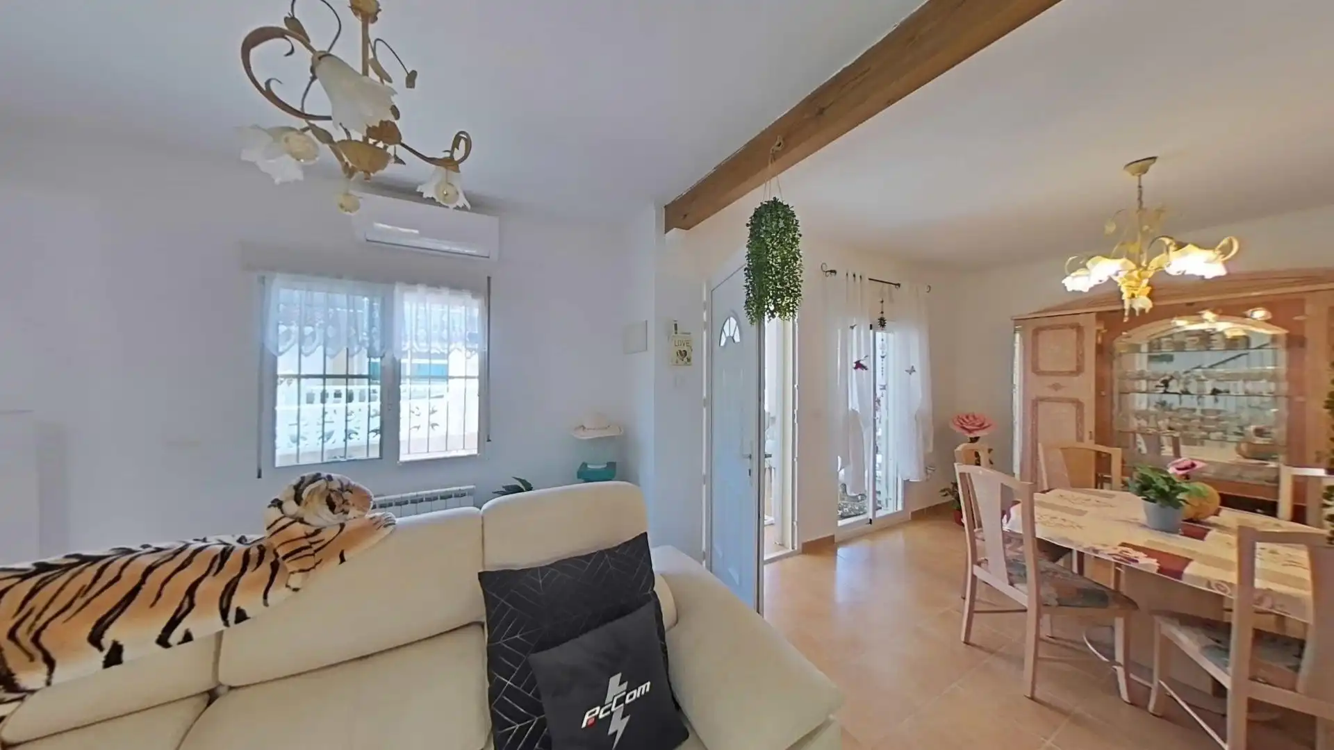 Wohnzimmer von Maisonette zum Verkauf in Algorfa mit Klimaanlage, Heizung und Privatgarten