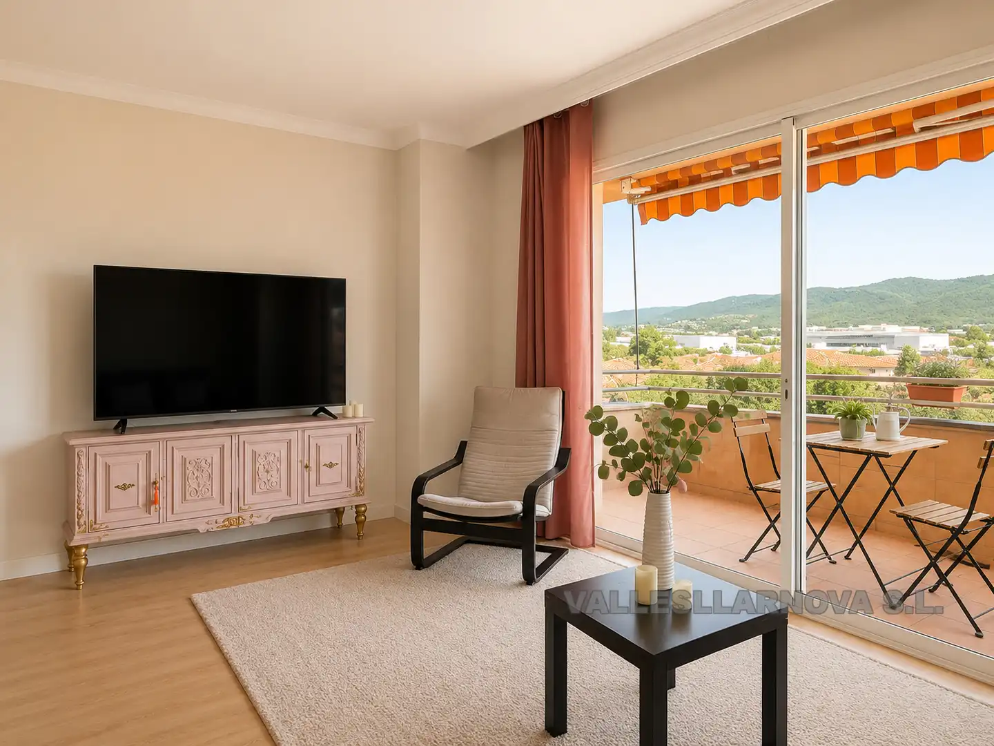 Sala de estar de Piso en venta en Mollet del Vallès con Calefacción, Parquet y Terraza