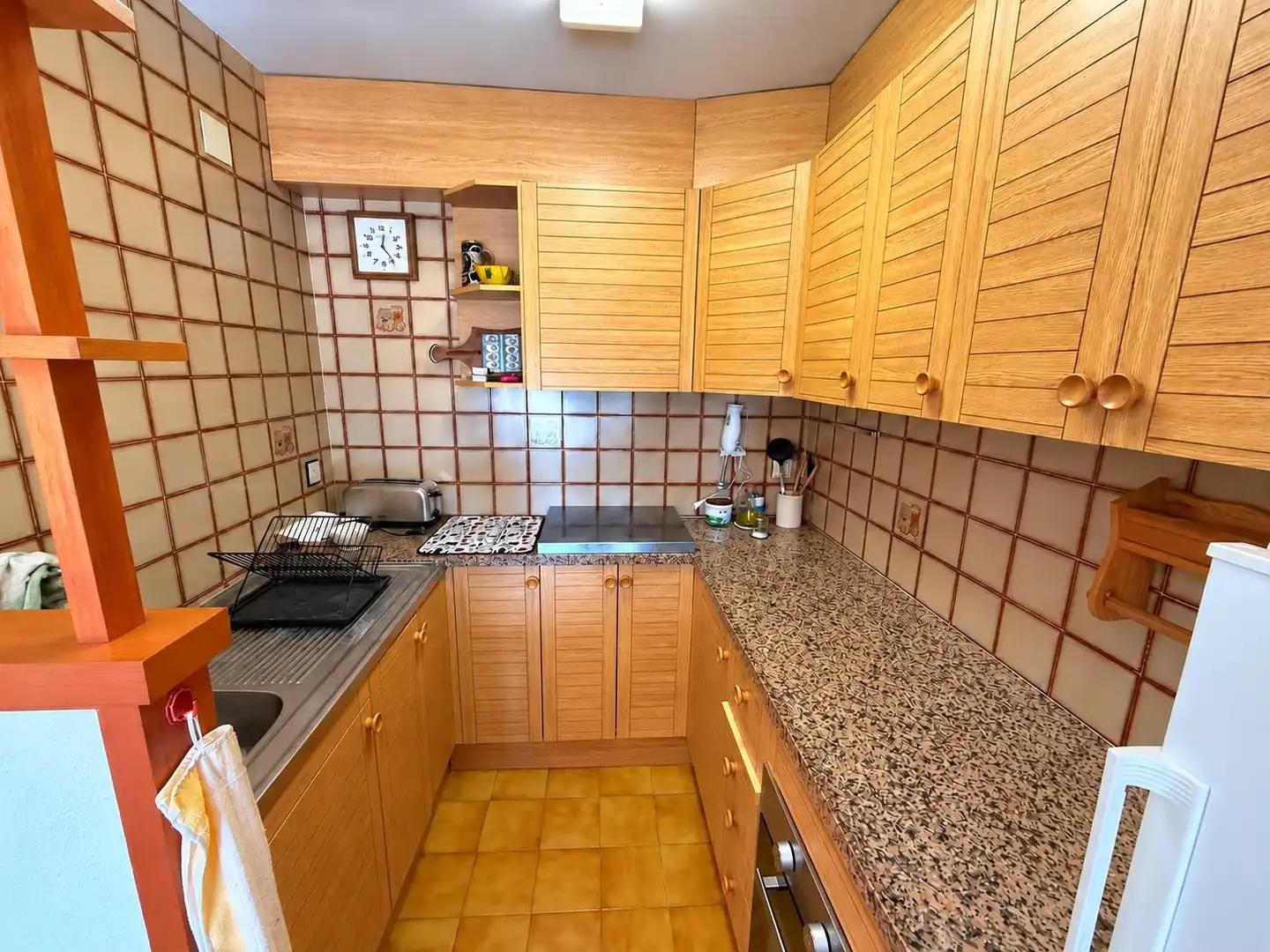 Cocina de Apartamento en venta en El Vendrell con Jardín privado, Terraza y Piscina
