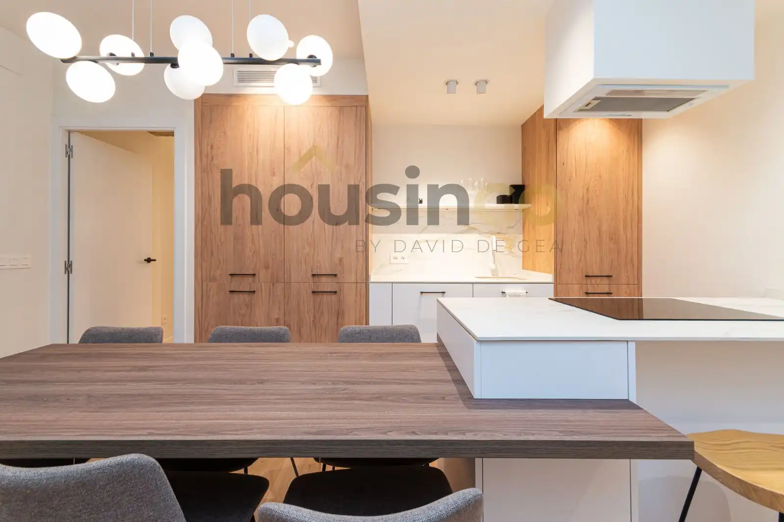 Küche von Wohnung zum Verkauf in Madrid mit Klimaanlage, Heizung und Parkett