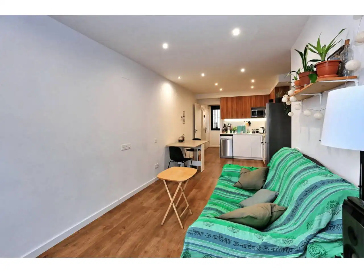 Schlafzimmer von Wohnung zum Verkauf in Barcelona mit Klimaanlage, Heizung und Parkett