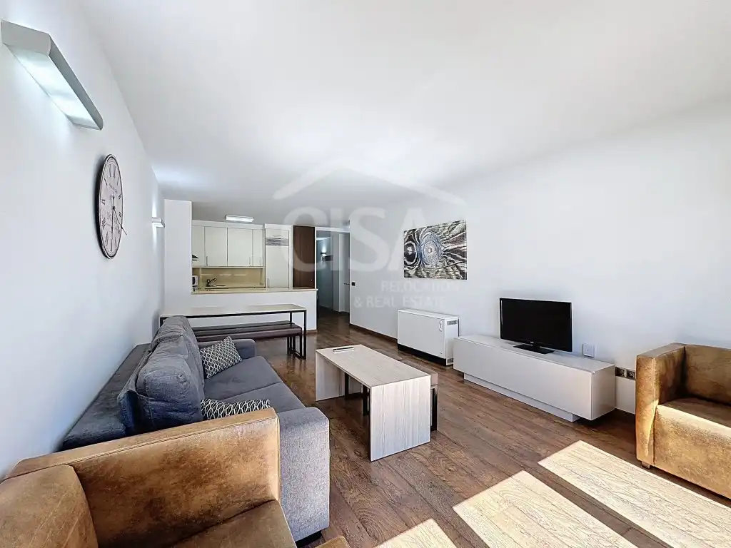 Sala de estar de Piso de alquiler en Canillo con Calefacción, Amueblado y Horno