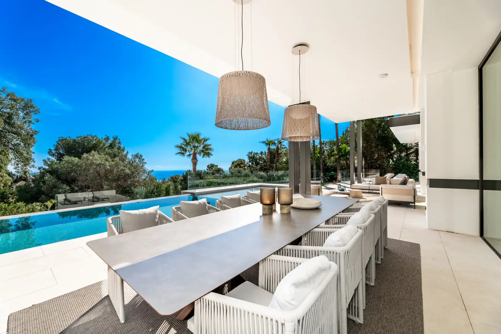 Terraza de Casa o chalet en venta en Marbella con Aire acondicionado, Jardín privado y Terraza