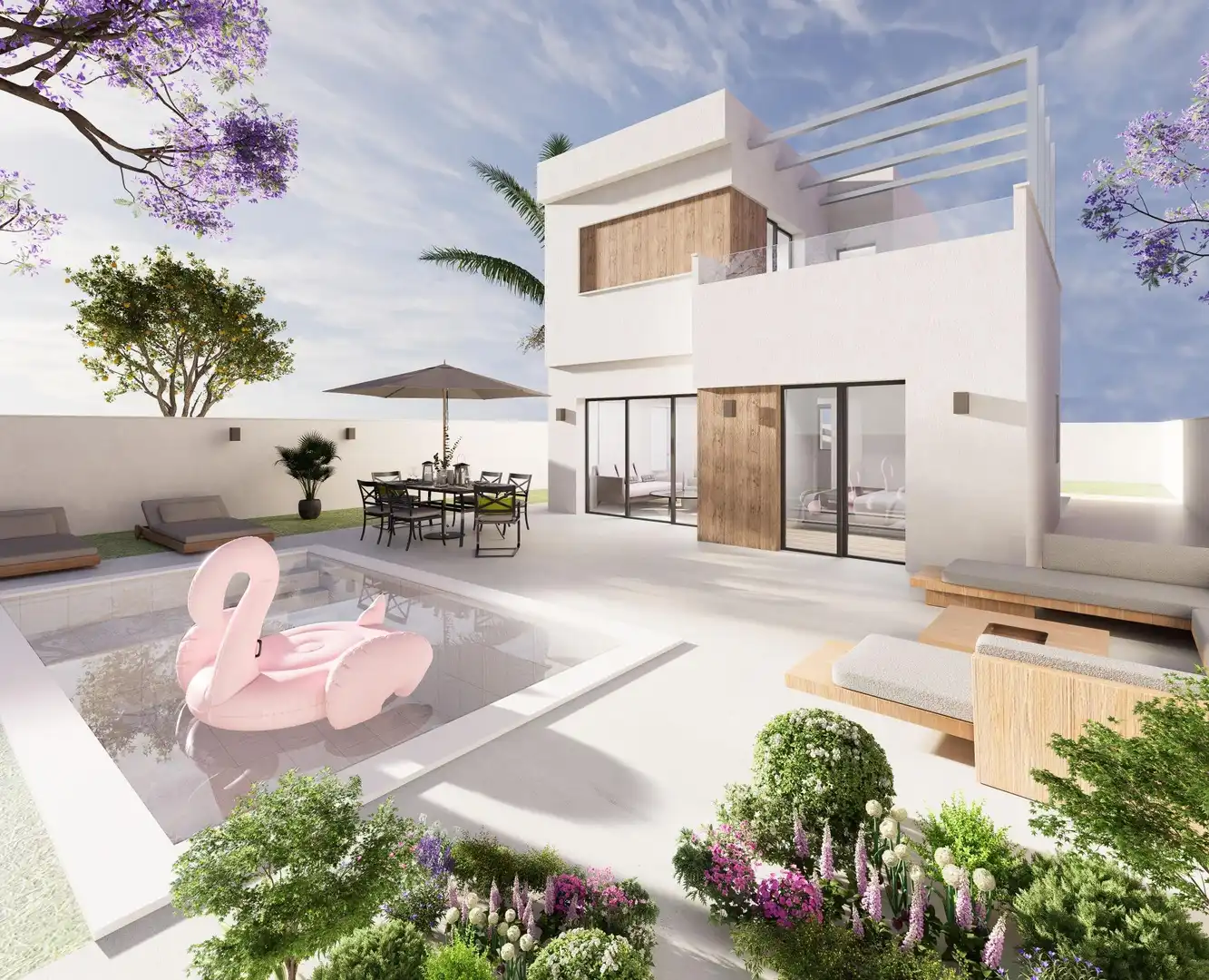Villa mit Garten zum Verkauf in Rojales