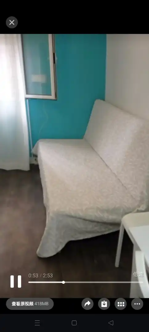 Bedroom of Flat for sale in Bilbao   with Heating, Furnished and Oven