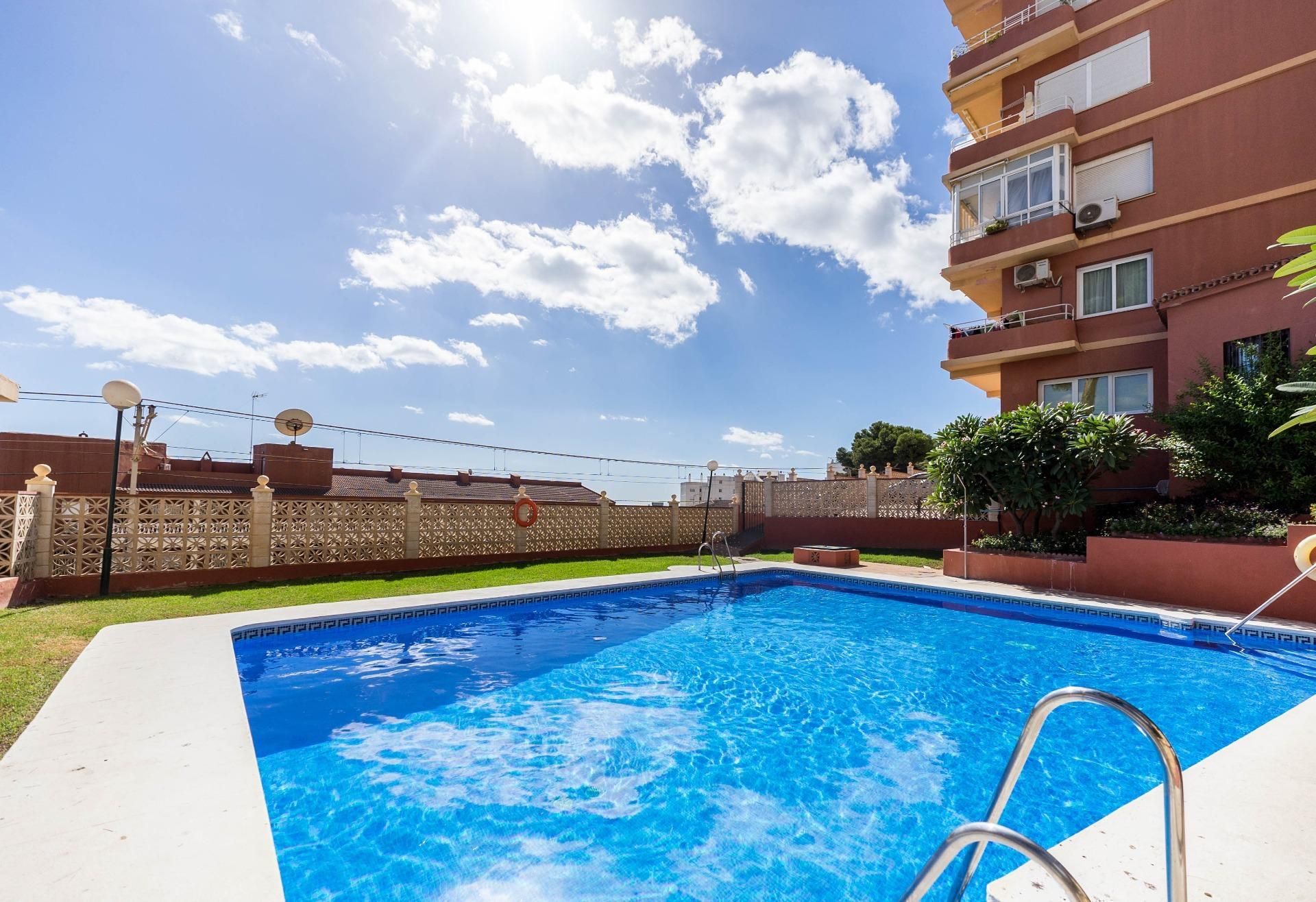 Swimming pool of Study for sale in Torremolinos  with Air Conditioner, Private garden and Balcony