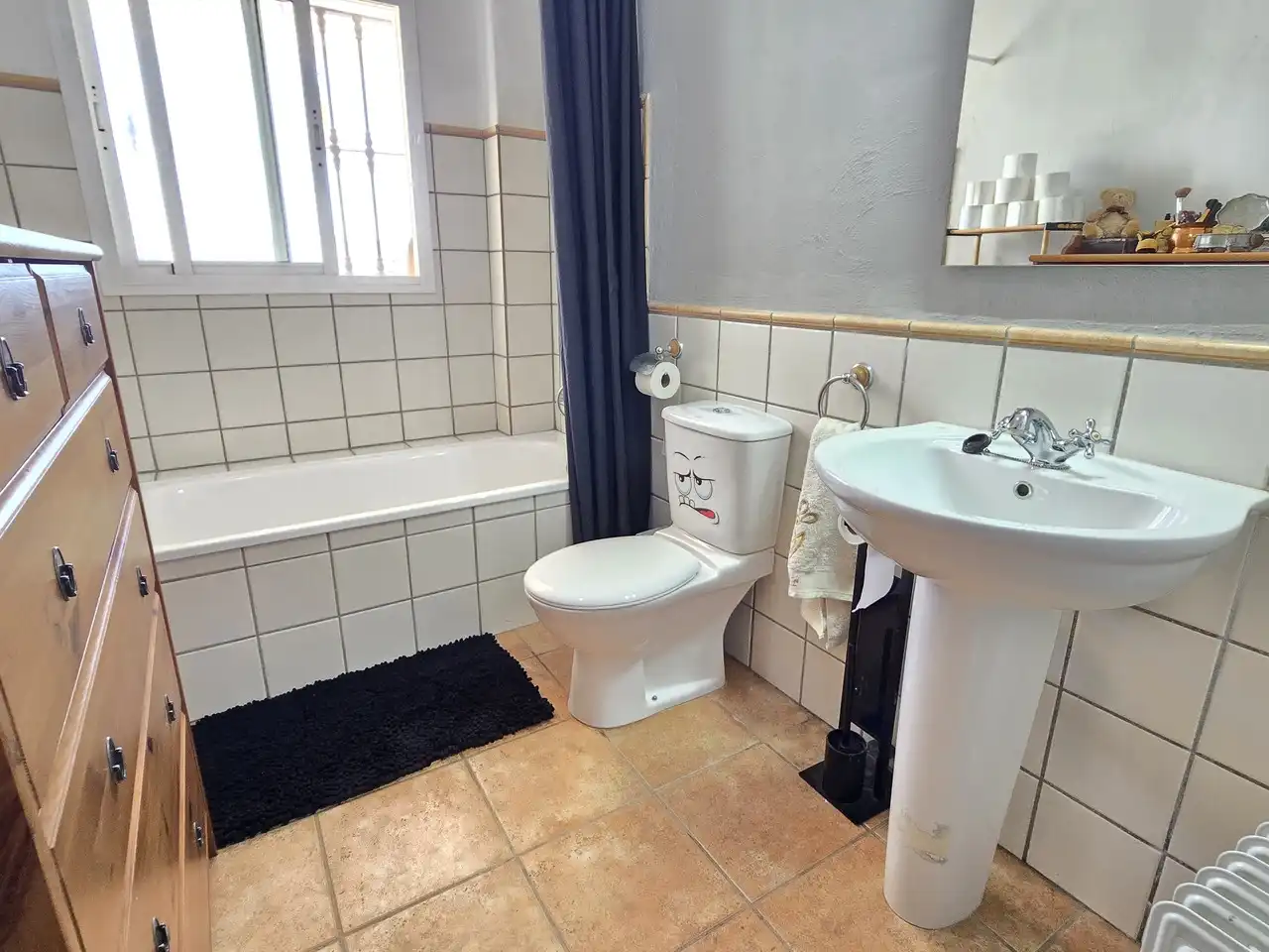 Baño de Casa o chalet en venta en Periana con Terraza y Piscina