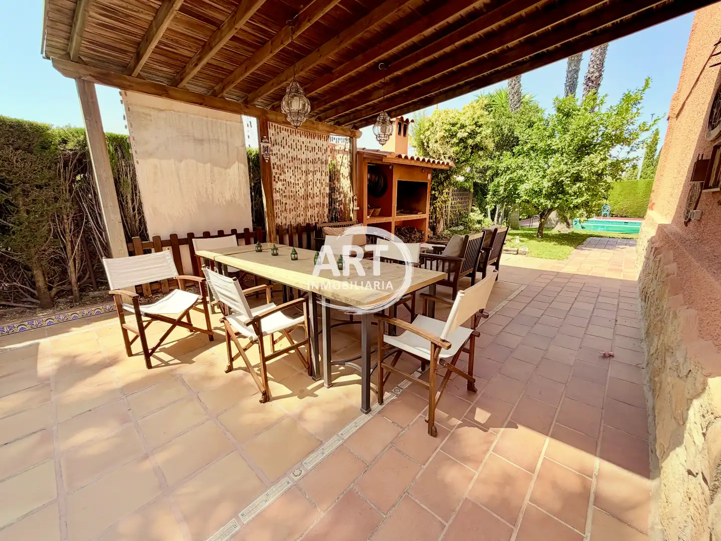 Jardí de Casa o xalet en venda en San Antonio de Benagéber amb Aire condicionat, Calefacció i Jardí privat